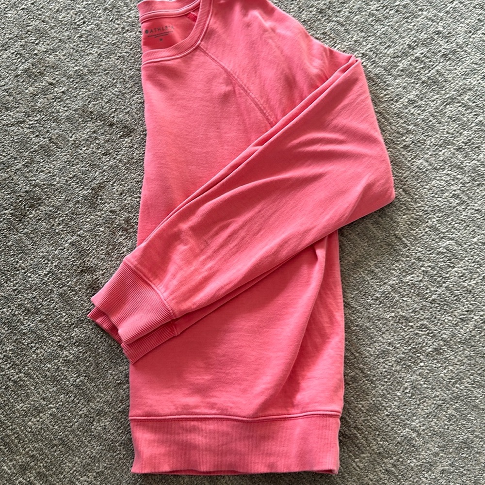 Soft athleta pink crewneck